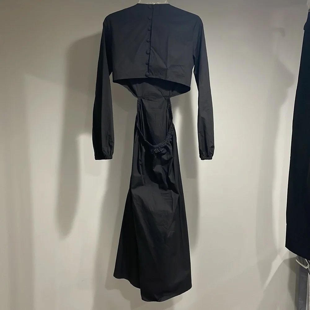 Midi dress with cut out sides - Picture 4 of 6